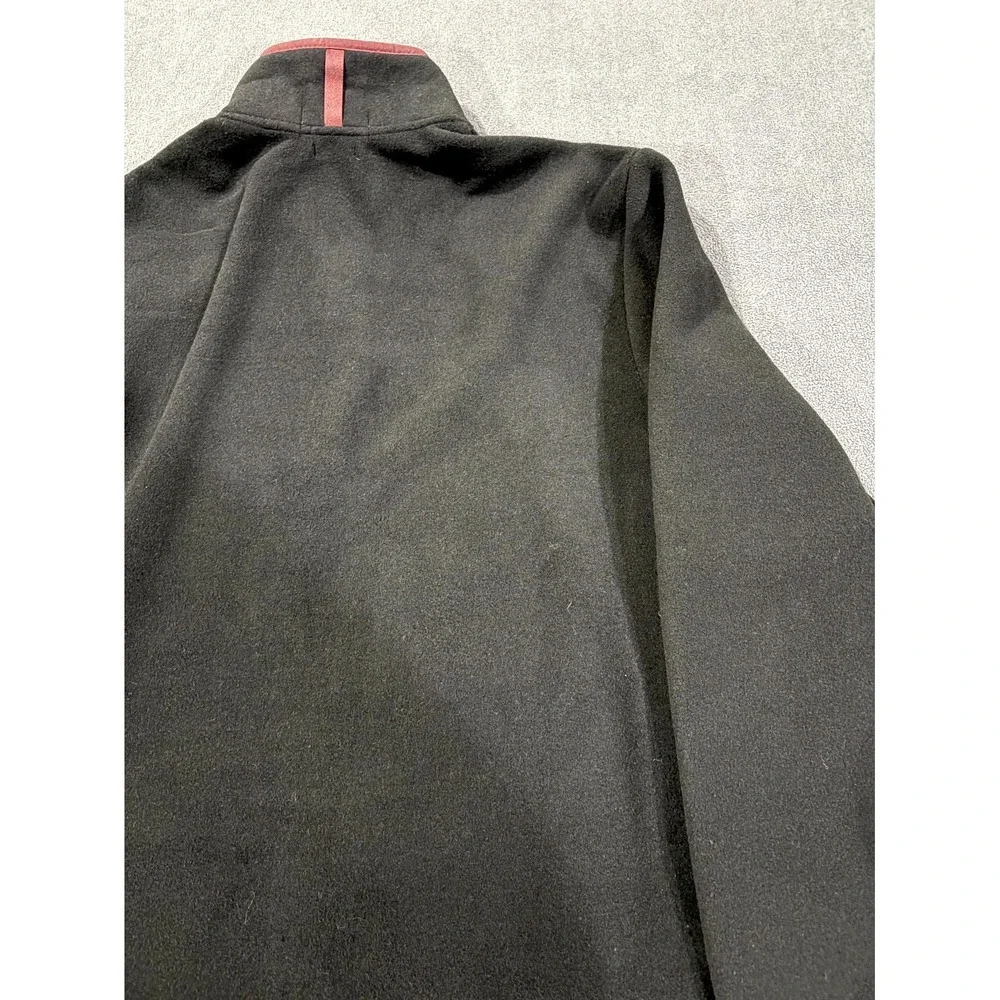 Polo Ralph Lauren Fleece Sweatshirt Mens M Black Performance 1/4 Snap Pullover